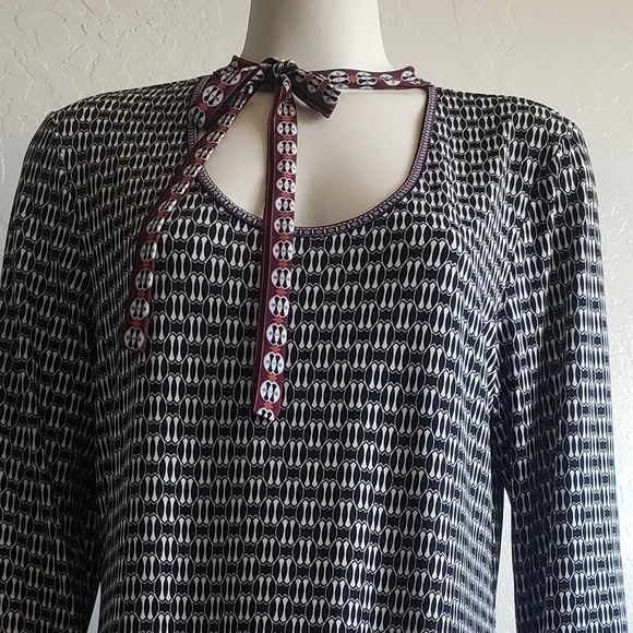 | Max Studio Midi Dress | Color: Black and White | Size: XL - Picture 3 of 5